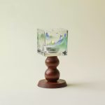 Elegant Chinese-Style Glass Candle Holder - Creative Tabletop Home Decor