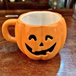 Pumpkin Ceramic Halloween Mug - Spooky Coffee Cup For Home & Office
